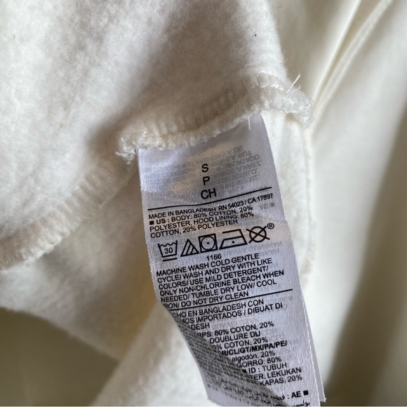 Old Navy Unisex Pullover Hoodie - White - Picture 5 of 6